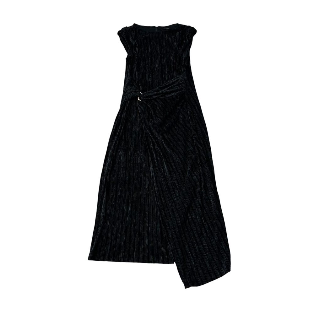 Maggy London Gathering Detail Midi Dress Size 6